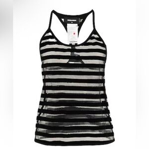 DSQUARED2 Black Evening Tule and Velvet Top NWT